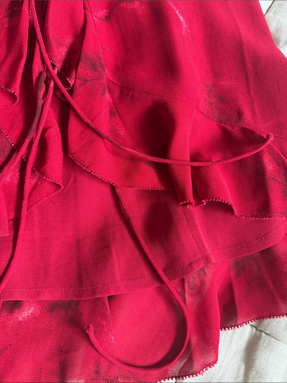 Reformation Paulette Top Red - Size 2 - Picture 6 of 9